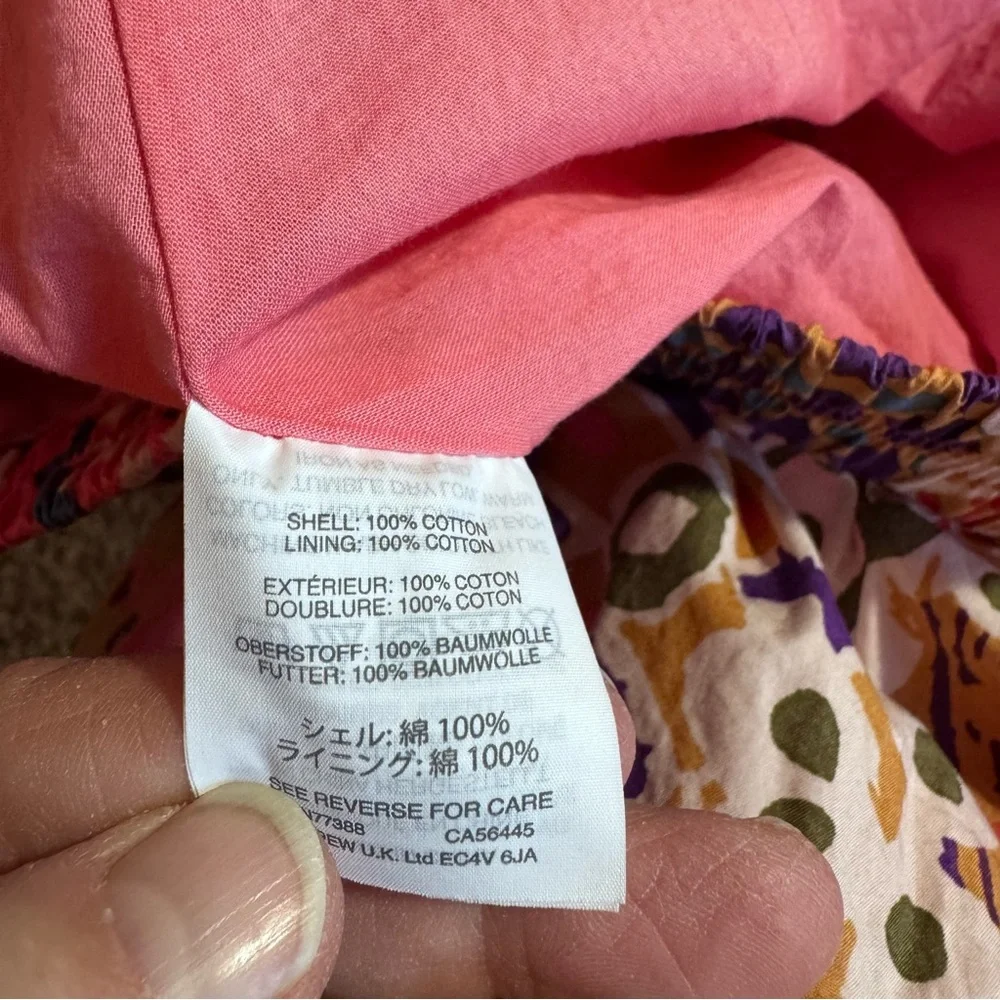 J. Crew Cotton pleat-front skirt in paisley print - 4 - Picture 4 of 4